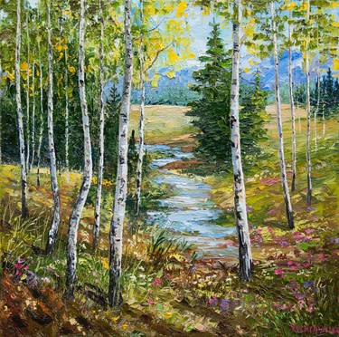 Original Fine Art Landscape Paintings by Tetyana Vysochynska