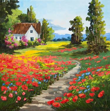 Original Landscape Paintings by Tetyana Vysochynska