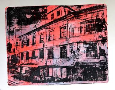Print of Abstract Expressionism Architecture Printmaking by Jessica Russo Scherr
