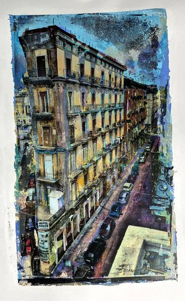 Original Impressionism Architecture Printmaking by Jessica Russo Scherr