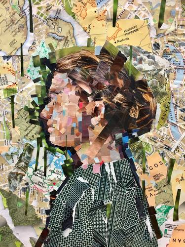 Original Conceptual People Collage by Jessica Russo Scherr
