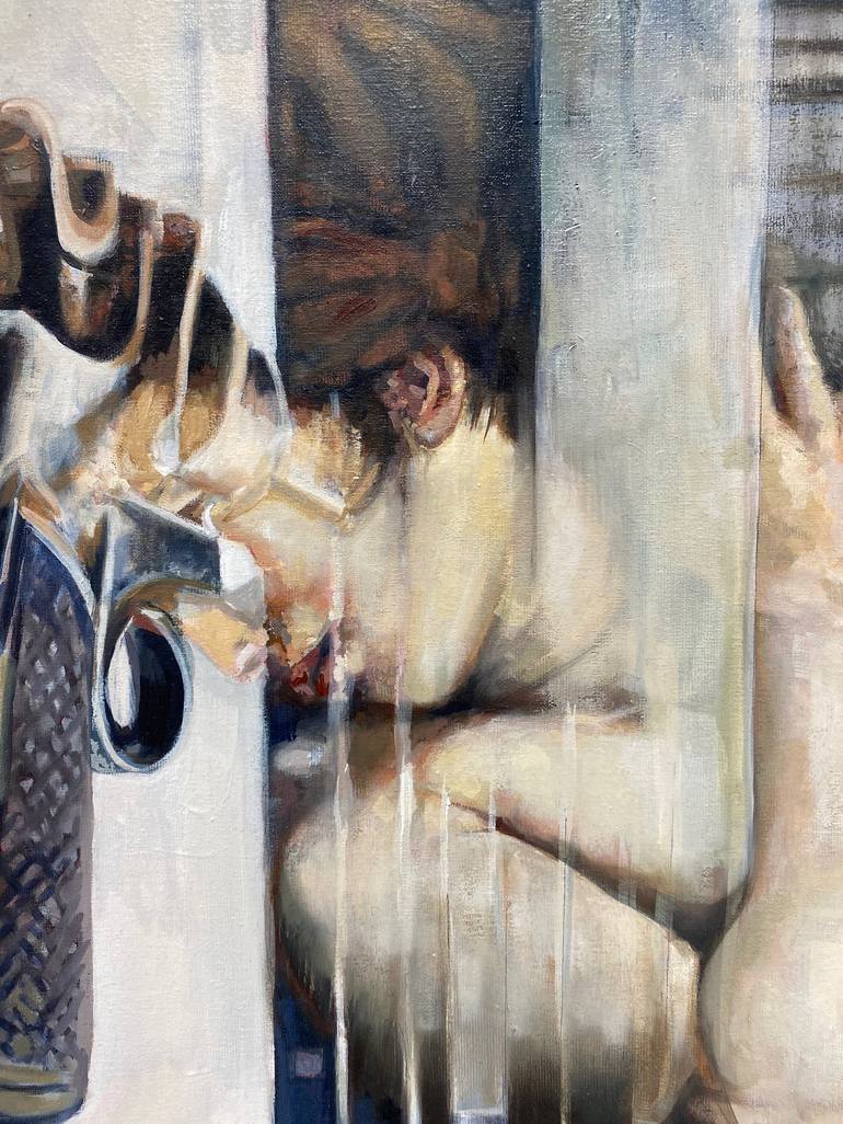 Original Nude Painting by Jessica Russo Scherr