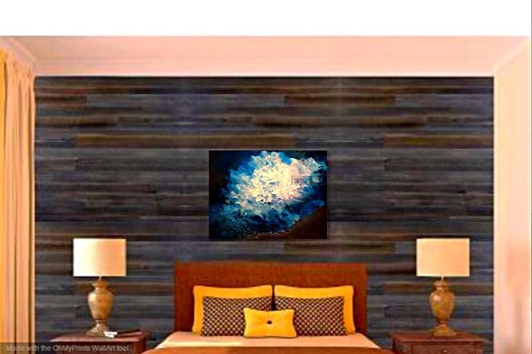 Original Art Deco Abstract Painting by Ck Art