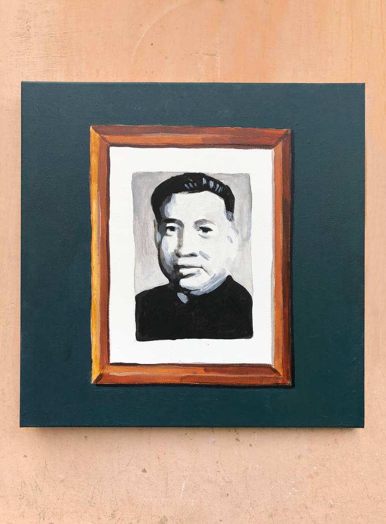 Original Documentary Politics Painting by Cvika Rabinovich