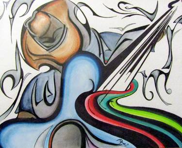 Print of Abstract Music Paintings by Dawn Ash