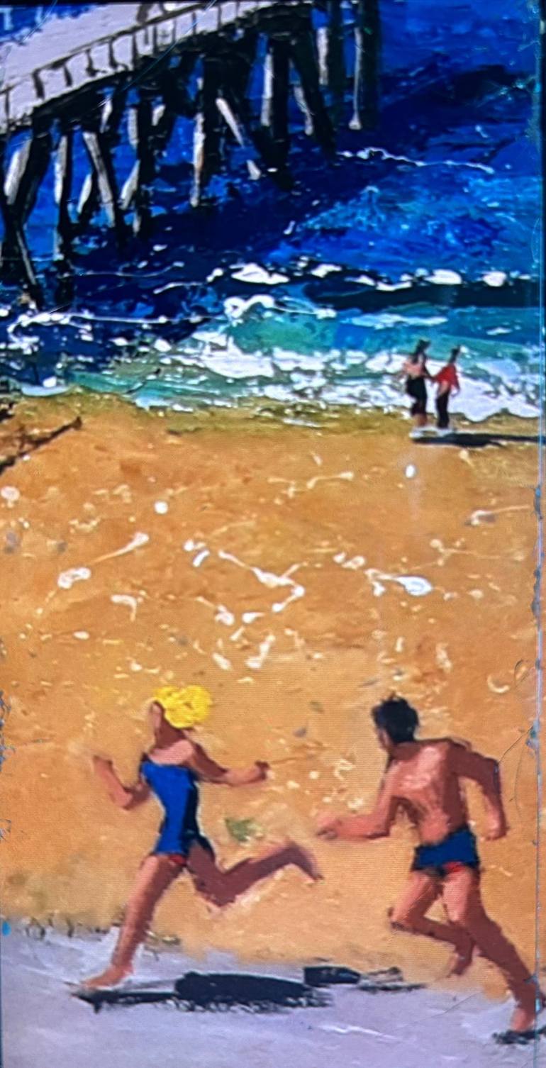 Hollywood boulevard Painting by Davide Piubeni | Saatchi Art Australia