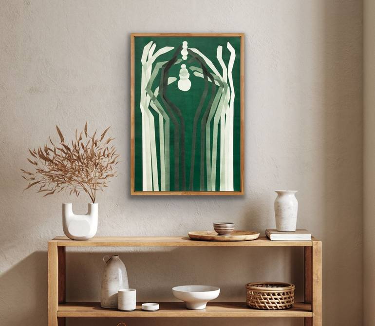 Original Contemporary Abstract Painting by Catia Goffinet