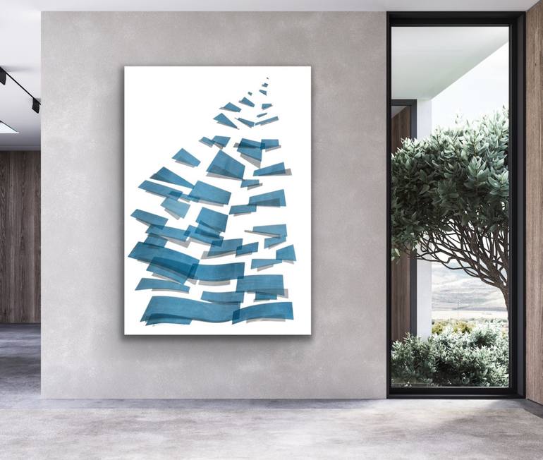 Original Contemporary Abstract Painting by Catia Goffinet