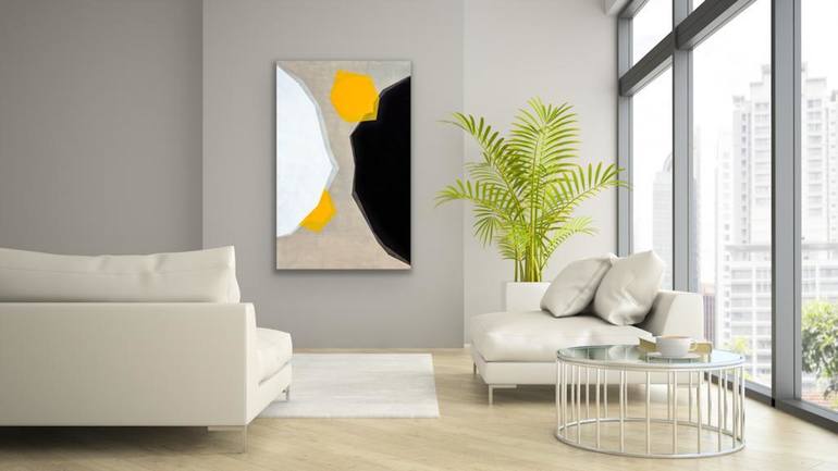 Original Geometric Painting by Catia Goffinet