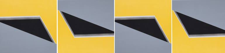 Original Cubism Abstract Paintings by Catia Goffinet