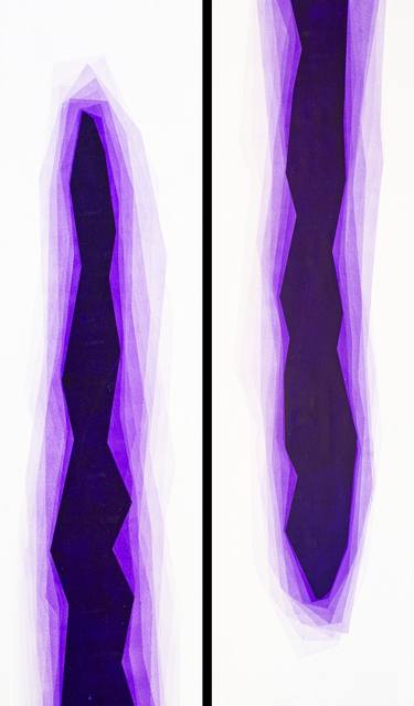 Purple Energy - Diptych thumb