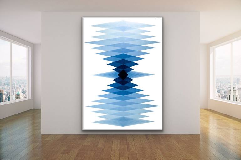 Original Minimalism Abstract Painting by Catia Goffinet