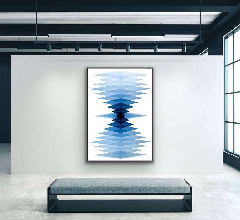 Original Minimalism Abstract Painting by Catia Goffinet