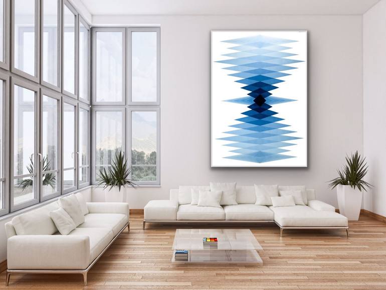 Original Minimalism Abstract Painting by Catia Goffinet