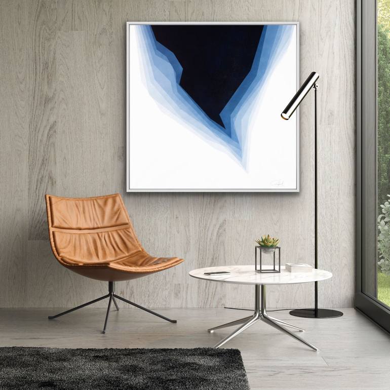 Original Minimalism Abstract Painting by Catia Goffinet