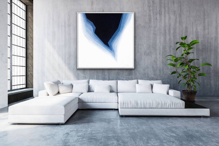 Original Minimalism Abstract Painting by Catia Goffinet