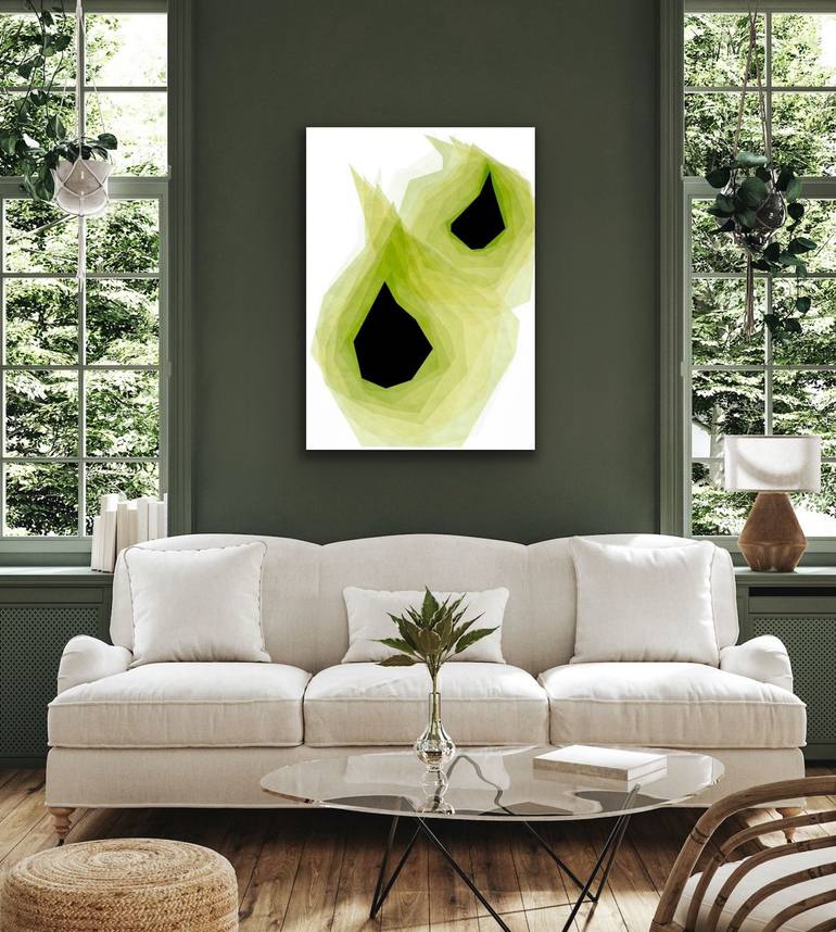 Original Minimalism Abstract Painting by Catia Goffinet