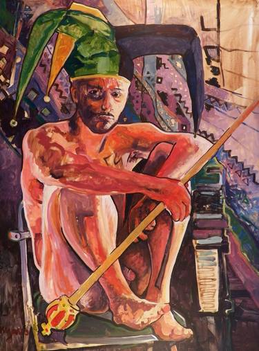 Original Expressionism Nude Paintings by M Jones