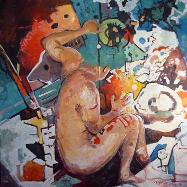 Original Nude Paintings by M Jones