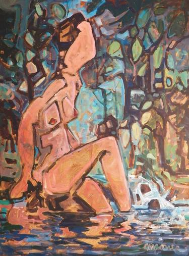 Print of Impressionism Nude Paintings by M Jones