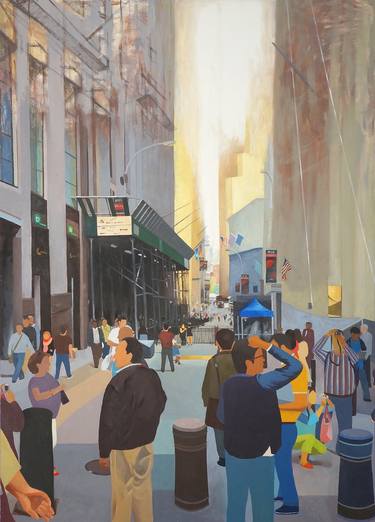 Print of Figurative Cities Paintings by YONGMIN CHO