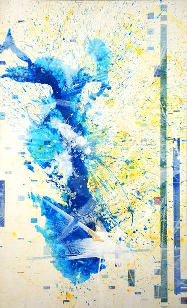 Original Abstract Expressionism Abstract Paintings by YONGMIN CHO