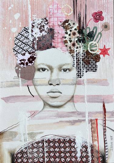Print of Figurative People Mixed Media by Irene Hoff
