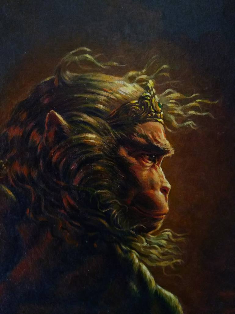 Original Realism Religion Painting by Sanjay Sarfare