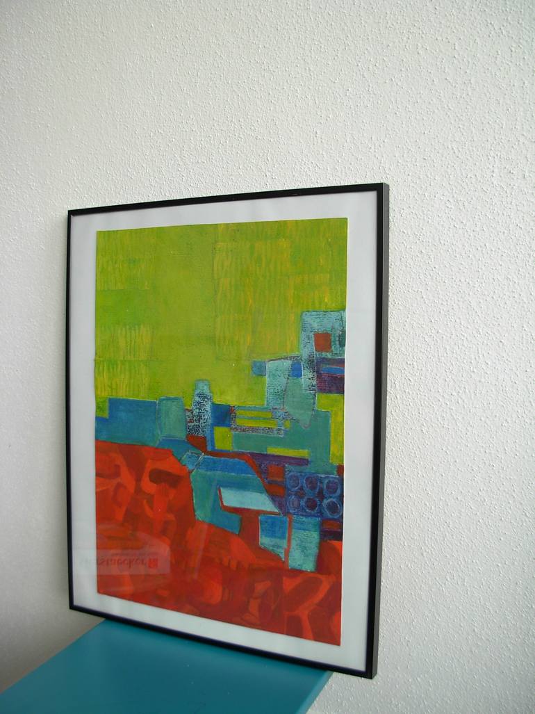 Original Abstract Expressionism Abstract Painting by Julia Zwicker