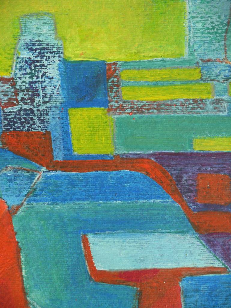 Original Abstract Expressionism Abstract Painting by Julia Zwicker