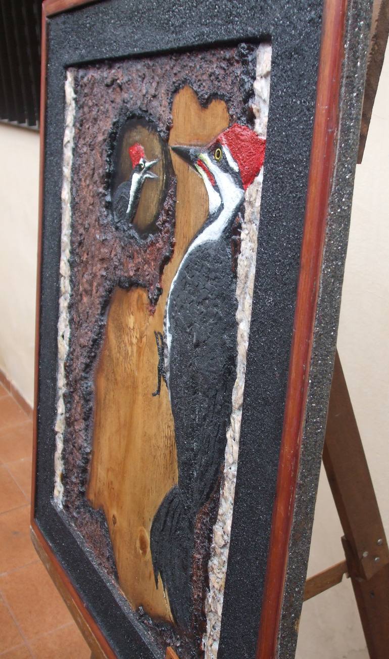 Original Art Deco Nature Sculpture by Marcos Albuquerque