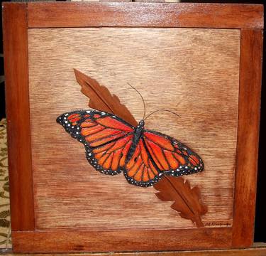 Monarch Butterfly Stone Art. The ten most beautiful butterflies 2/10 thumb