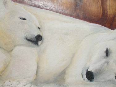 Polar Bear Marble Art. thumb