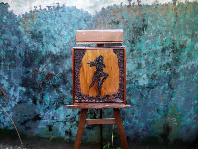 Original Figurative Music Sculpture by Marcos Albuquerque