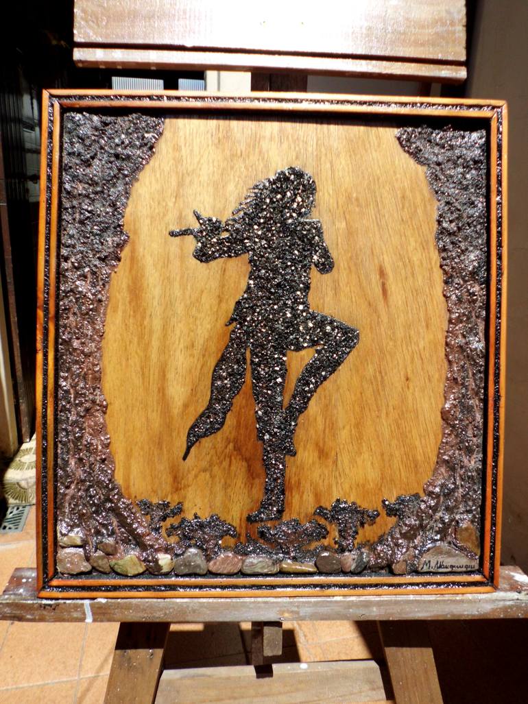 Original Figurative Music Sculpture by Marcos Albuquerque