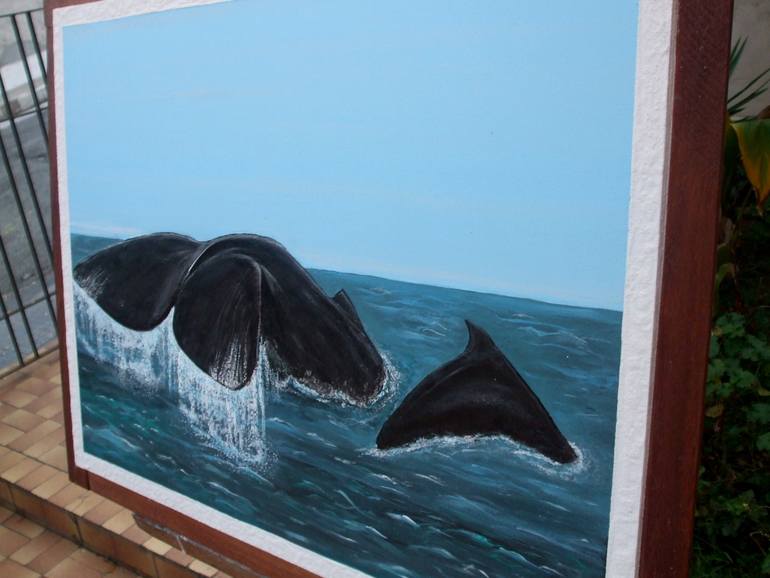 Original Art Deco Animal Painting by Marcos Albuquerque