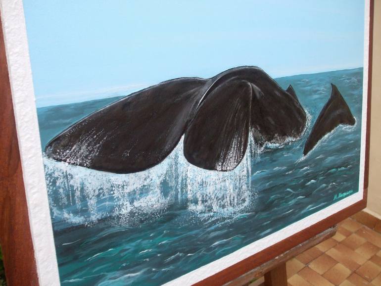 Original Art Deco Animal Painting by Marcos Albuquerque