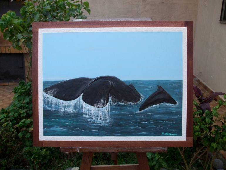 Original Art Deco Animal Painting by Marcos Albuquerque