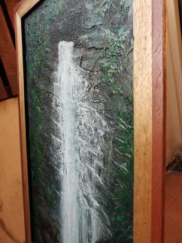 Original Abstract Expressionism Landscape Painting by Marcos Albuquerque