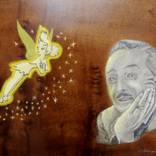 Walt Disney & Tinker Bell by Marcos Albuquerque