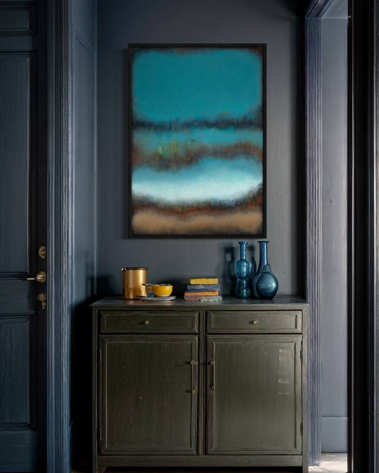 Original Abstract Expressionism Abstract Painting by Lukasz Olek