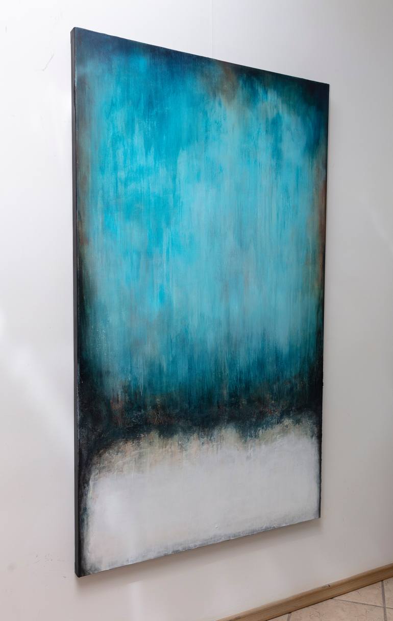 Original Abstract Expressionism Abstract Painting by Lukasz Olek