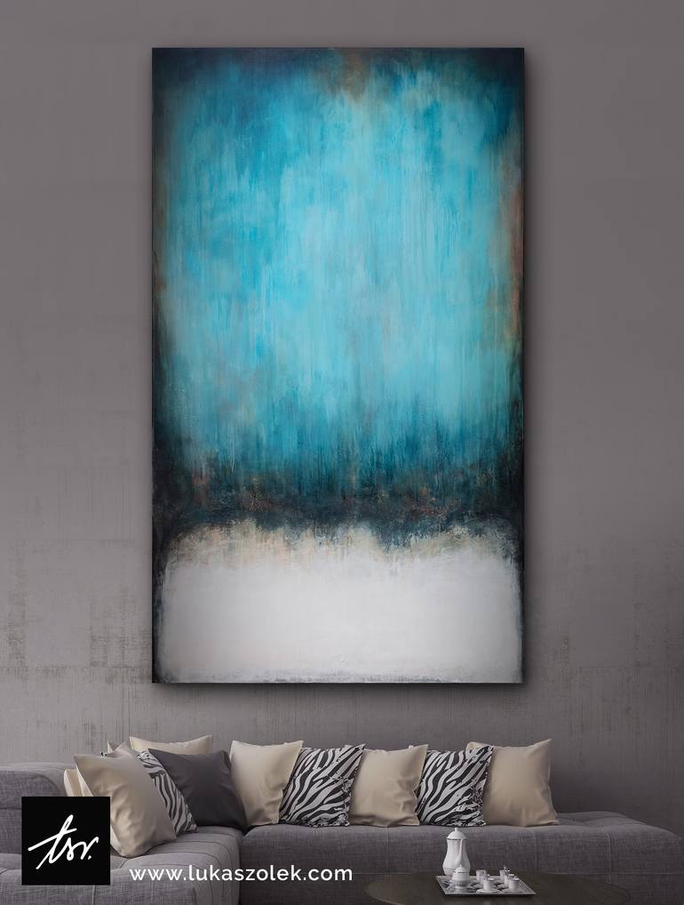 Original Abstract Expressionism Abstract Painting by Lukasz Olek