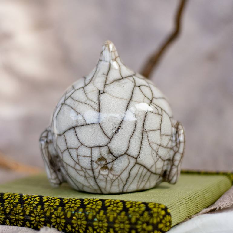 Original Figurative Religion Sculpture by Cynara Mori