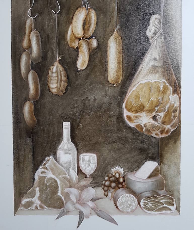 Original Realism Still Life Painting by Natasha Junmanee