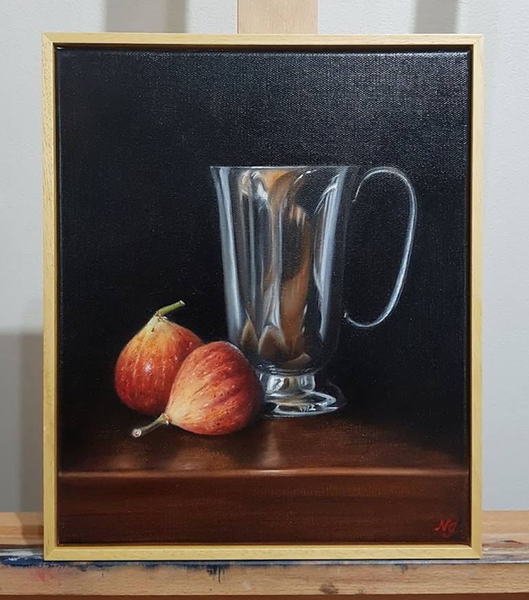 Original Fine Art Still Life Painting by Natasha Junmanee