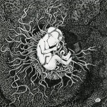 Print of Surrealism Mortality Drawings by Katarzyna Sliwa