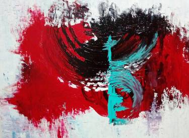 Original Abstract Expressionism Abstract Paintings by Tuba ÖZKAN