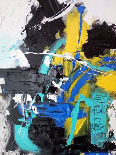 Original Abstract Expressionism Abstract Paintings by Tuba ÖZKAN