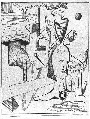 Print of Dada Abstract Printmaking by Ozan Adam
